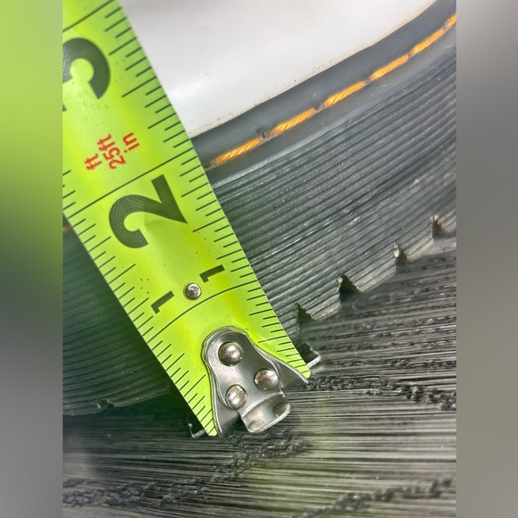 Dr. Martens White Air Wair Jadon Polished Smooth Boot SZ 7 - Picture 13 of 14